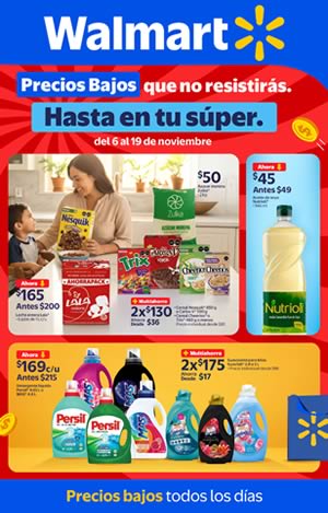 Folleto Walmart México - Nuevas Ofertas del 6 al 19 de Noviembre 2025